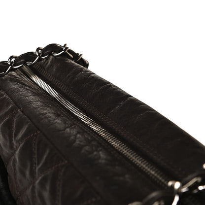 Chanel Glazed Calfskin Lambskin Portobello Tote Black 15 of 18