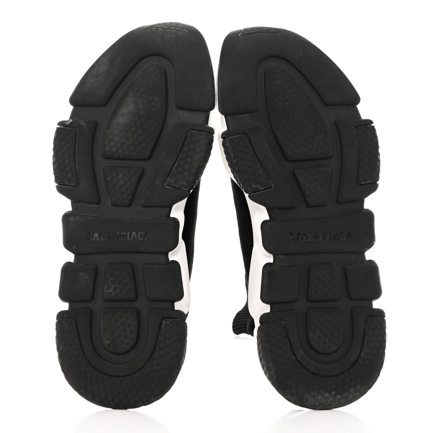 Neoprene Knit Womens Speed Sneakers 37 Black White