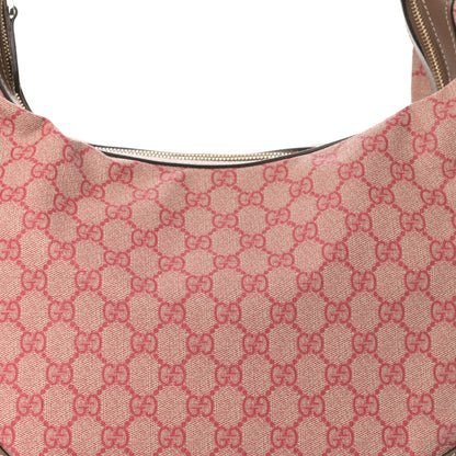 Gucci GG Supreme Monogram Margaux Calfskin Medium Nice Hobo Red Acero 8 of 10