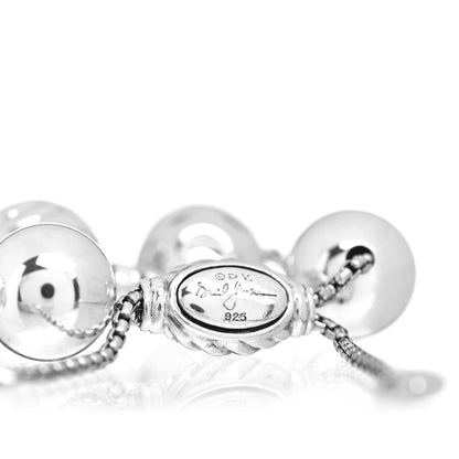 David Yurman Sterling Silver 14mm Elements Bead Bracelet 4 of 4