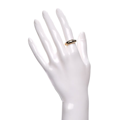 Van Cleef & Arpels 18K Yellow Gold Diamond Dome Star Ring 50 5.5 2 of 4