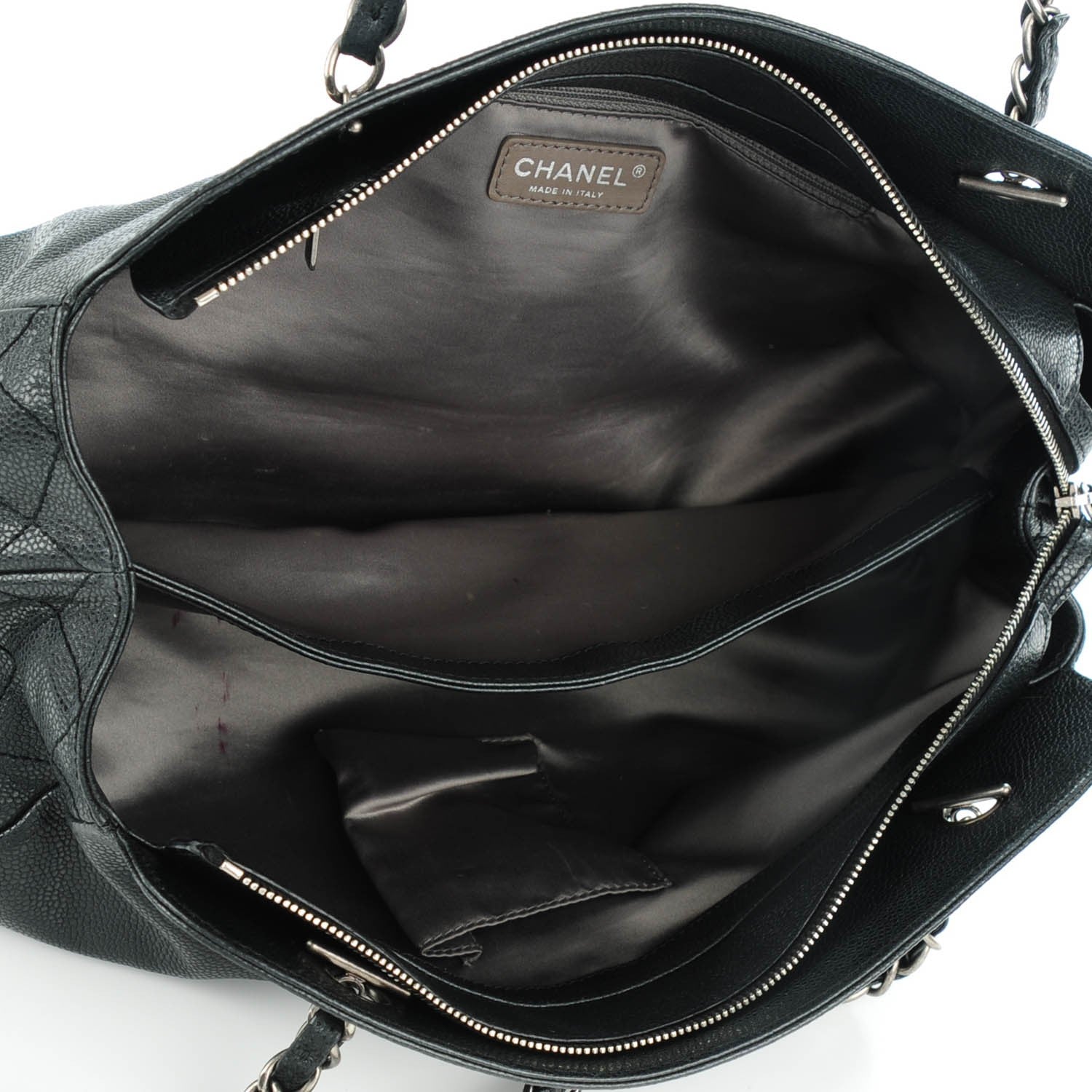 Chanel Caviar Quilted Timeless CC Bowler Bag Black 5 of 7
