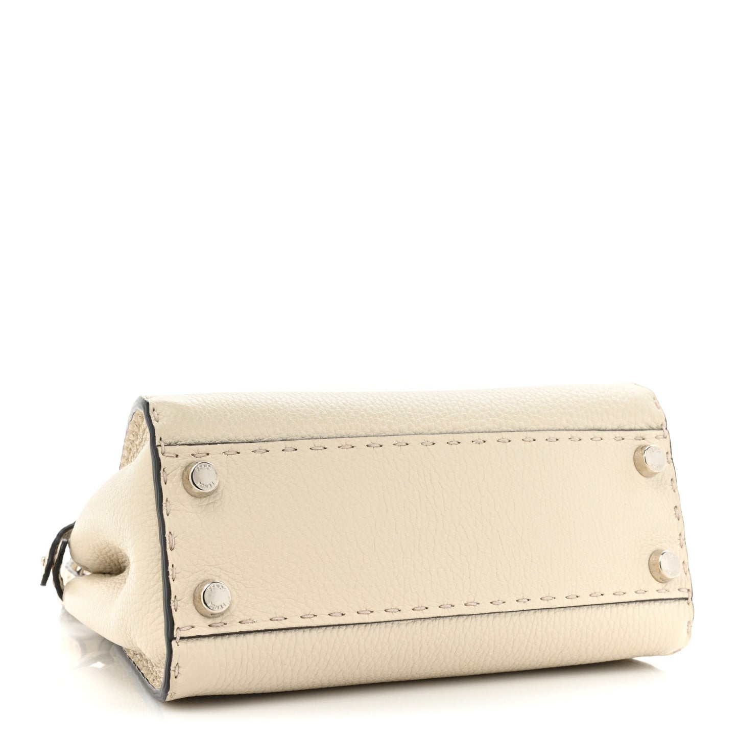 Cuoio Romano Selleria Mini Peekaboo Iconic Satchel Latte