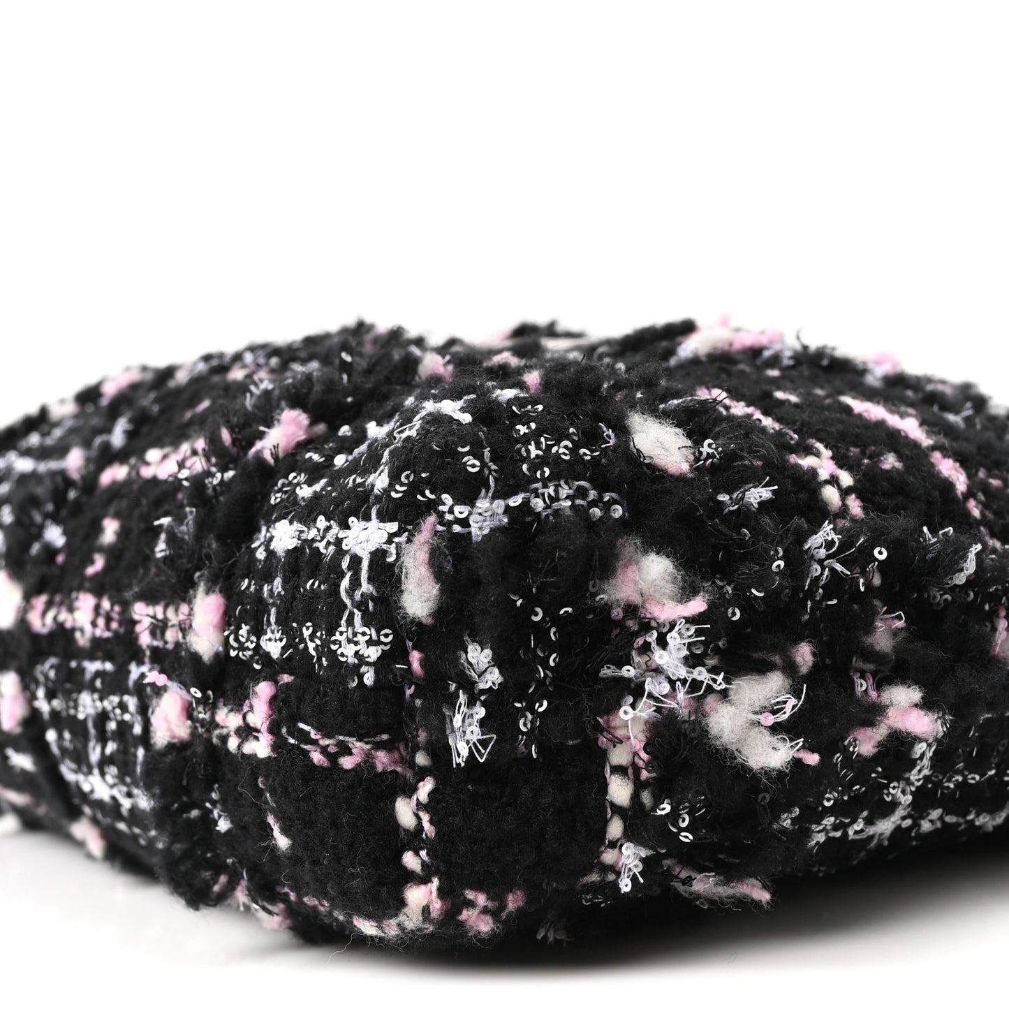 Tweed Patchwork Quilted Small Chanel 22 Black Pink White