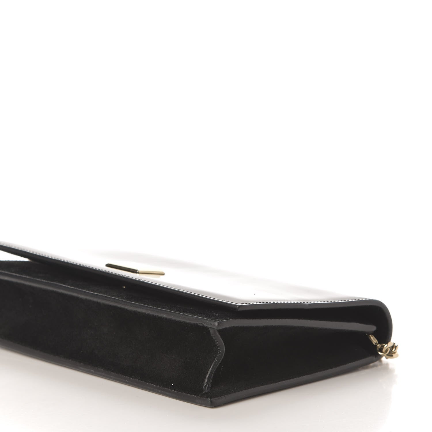 Jimmy Choo Patent Lizzie Clutch Black 8 of 10