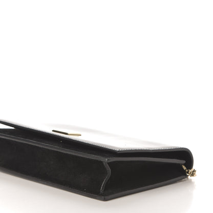 Jimmy Choo Patent Lizzie Clutch Black 8 of 10