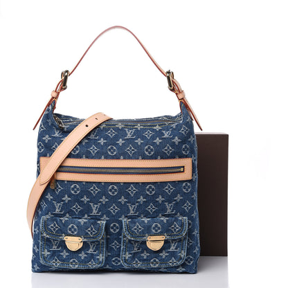 Louis Vuitton Denim Baggy GM Blue 11 of 11
