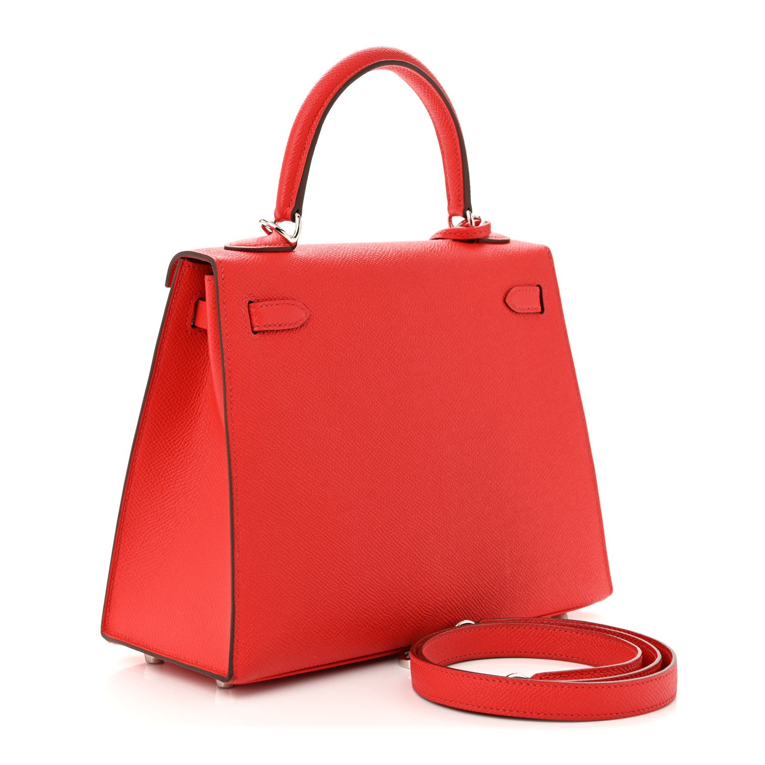 Hermes Epsom Kelly Sellier 25 Rouge Casaque 3 of 10