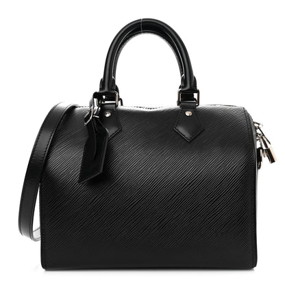 Louis Vuitton Epi Speedy Bandouliere 25 Black 1 of 10