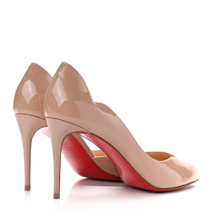 Christian Louboutin Patent Round Chick 85 Pumps 39 Nude 4 of 7