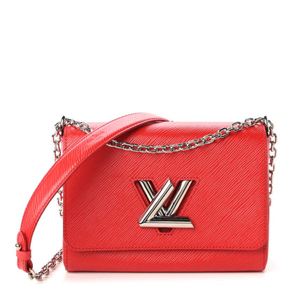 Louis Vuitton Epi Twist Shoulder Bag MM Coquelicot 1 of 11