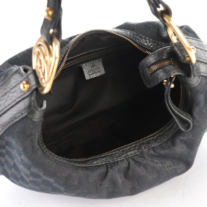 Gucci Monogram Medium Interlocking Hobo Black 5 of 7