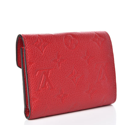 Louis Vuitton Empreinte Victorine Wallet Cherry 3 of 7