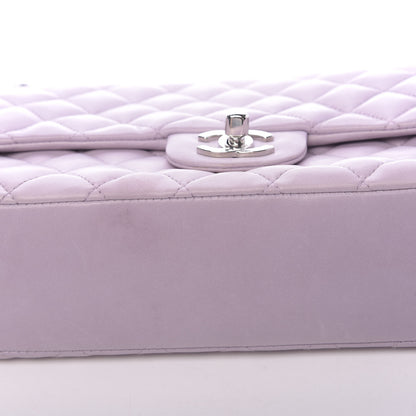 Chanel Lambskin Quilted Medium Ladybug Flap Lavender 9 of 13