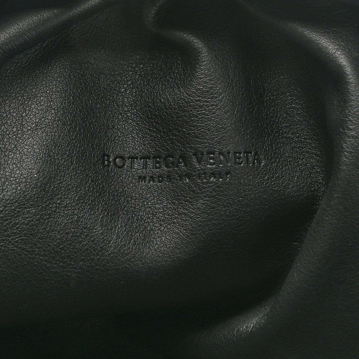 Smooth Butter Calf The Pouch Oversized Clutch Black