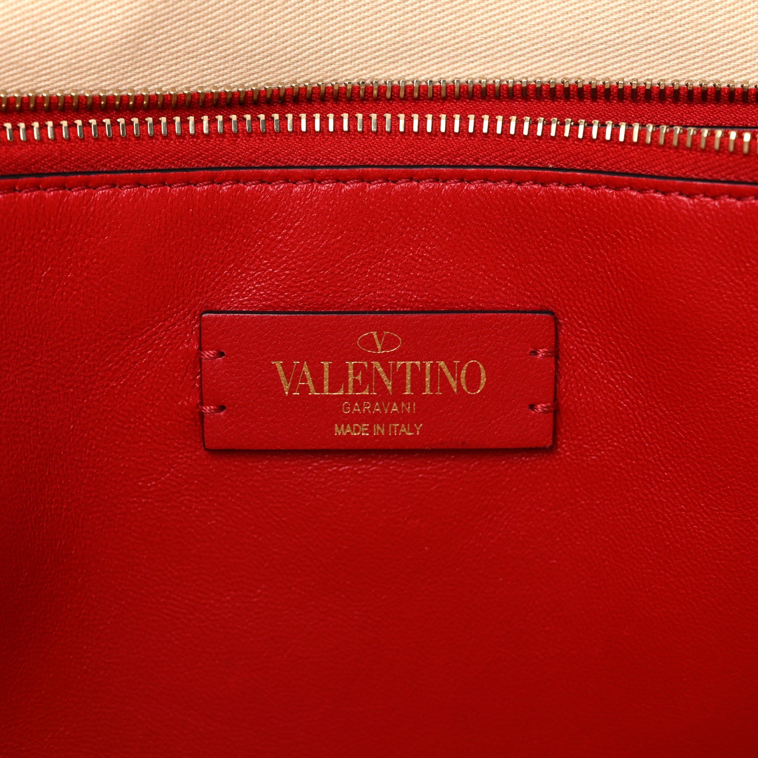 Valentino Garavani Raffia Calfskin Rockstud Shoulder Tote Naturale Saddle Brown 25 of 31