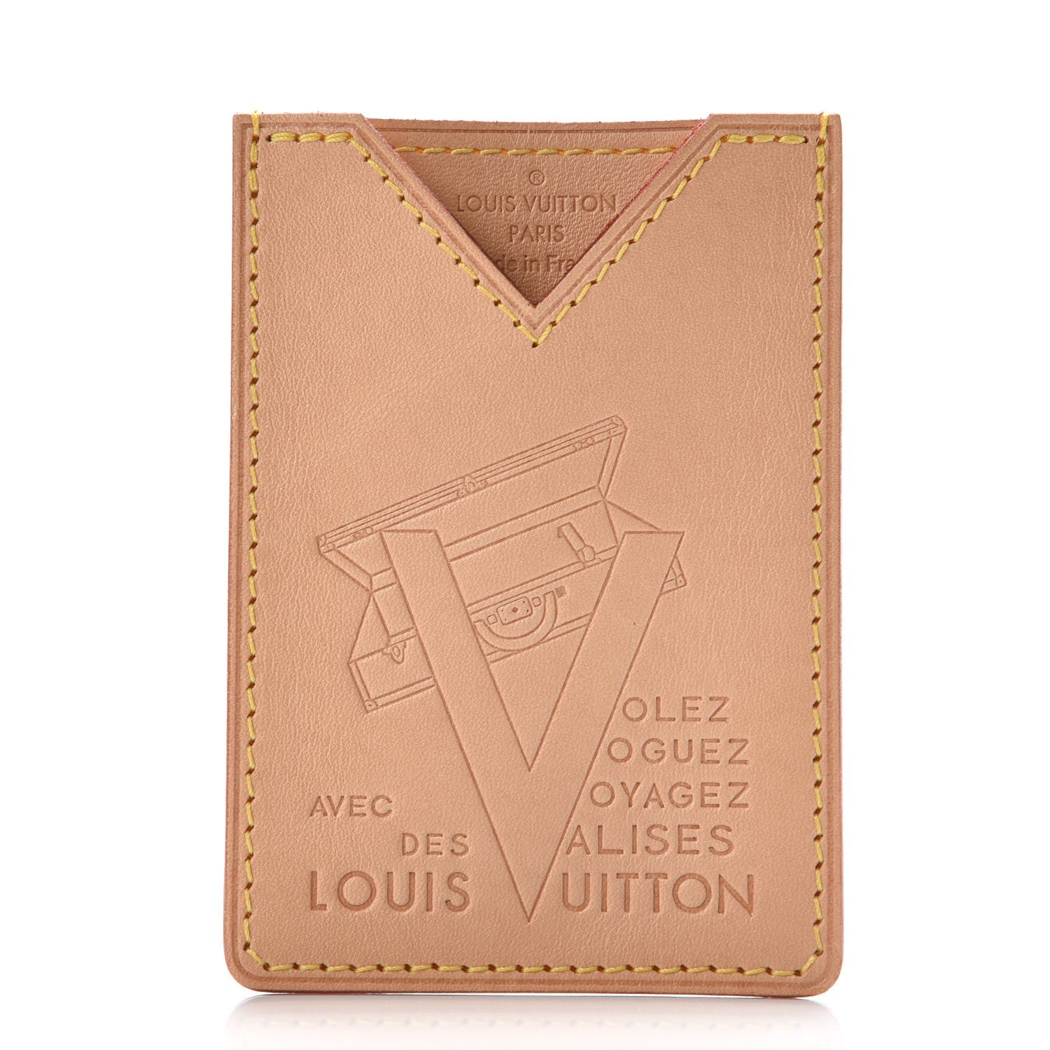 Louis Vuitton Vachetta Voyages Card Holder 1 of 5