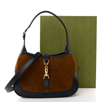 Gucci Corduroy Small Jackie 1961 Hobo New Mud Blue 10 of 10