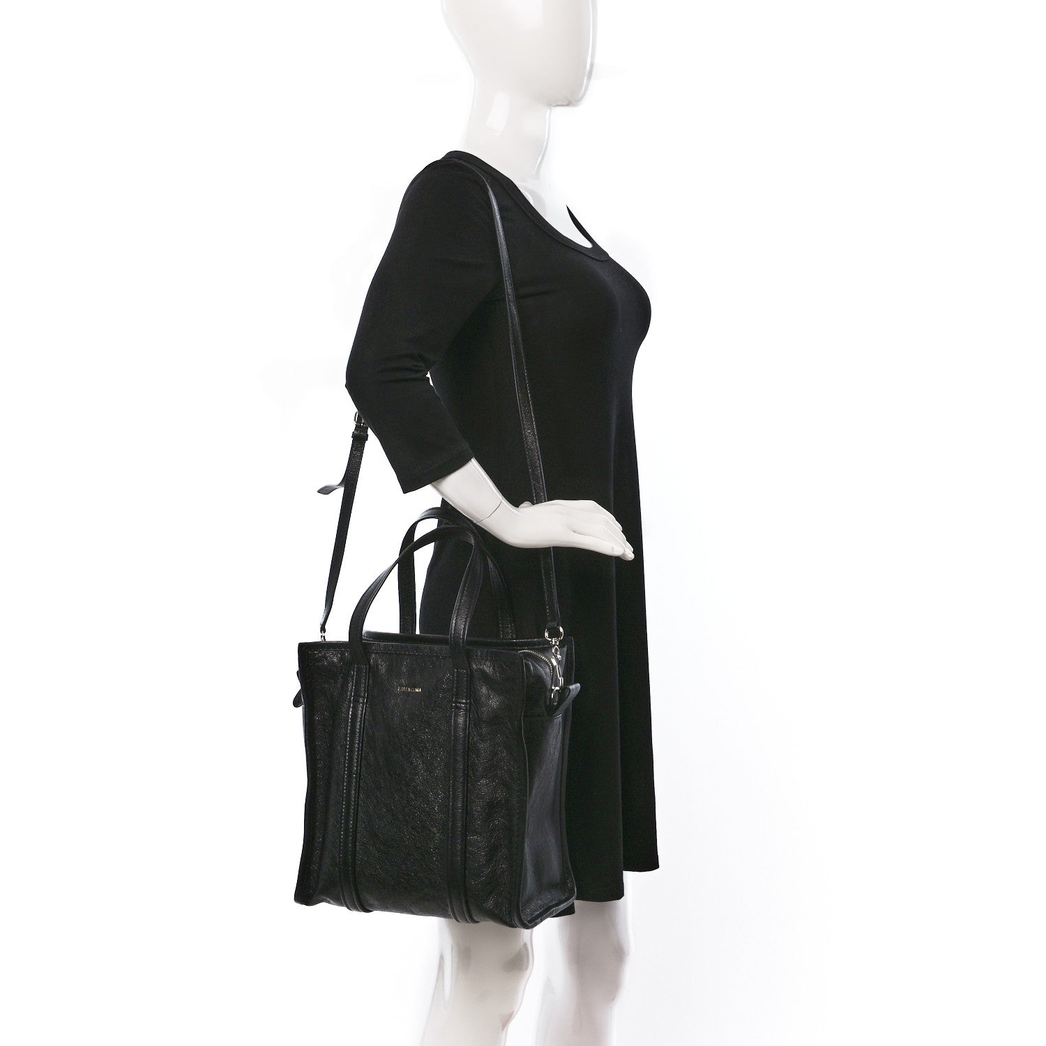 Balenciaga Agneau Small Bazar Shopper Tote Black 2 of 11