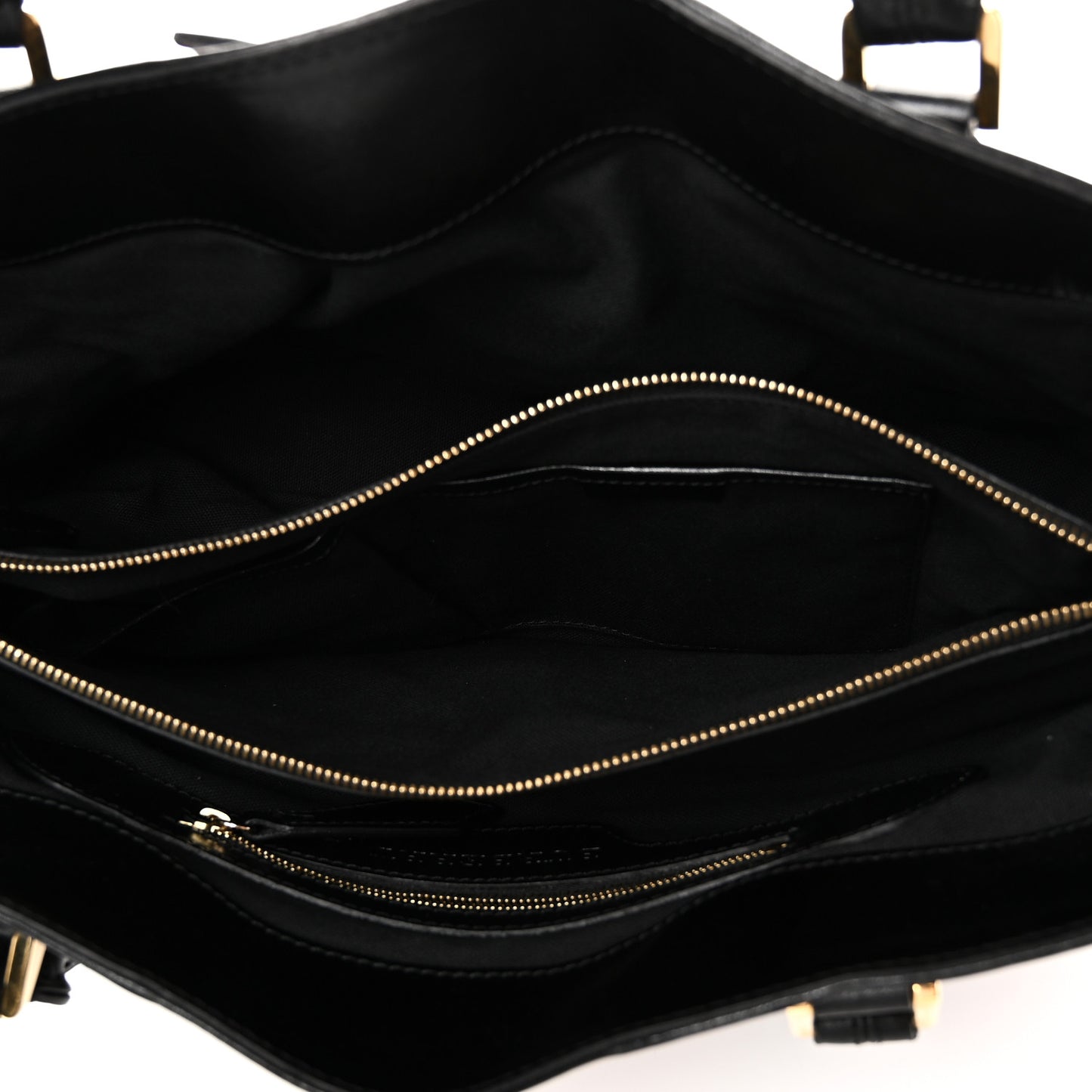 House Check Bridle Calfskin Medium Lynher Tote Black