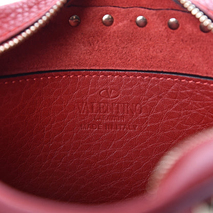 Valentino Garavani Grained Calfskin Rockstud Camera Crossbody Bag Rosso Valentino 6 of 10