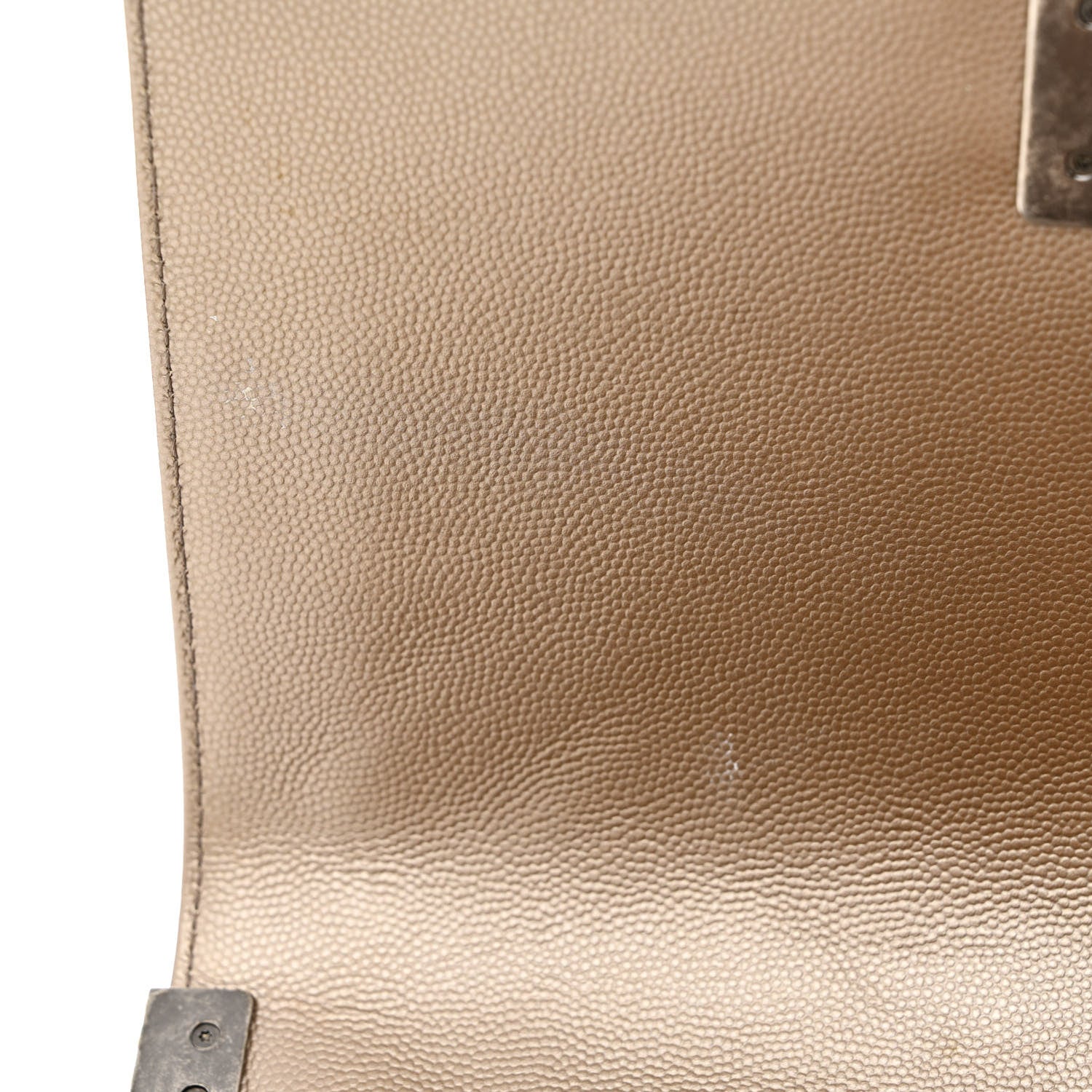 Chanel Metallic Caviar Quilted Medium Boy Flap Copper 10 of 12