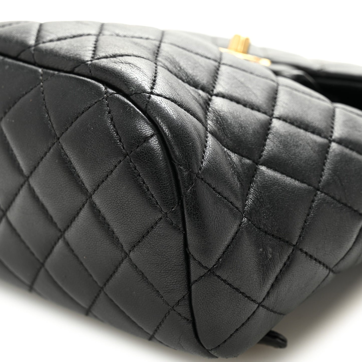 Calfskin Quilted Mini Urban Spirit Backpack Black