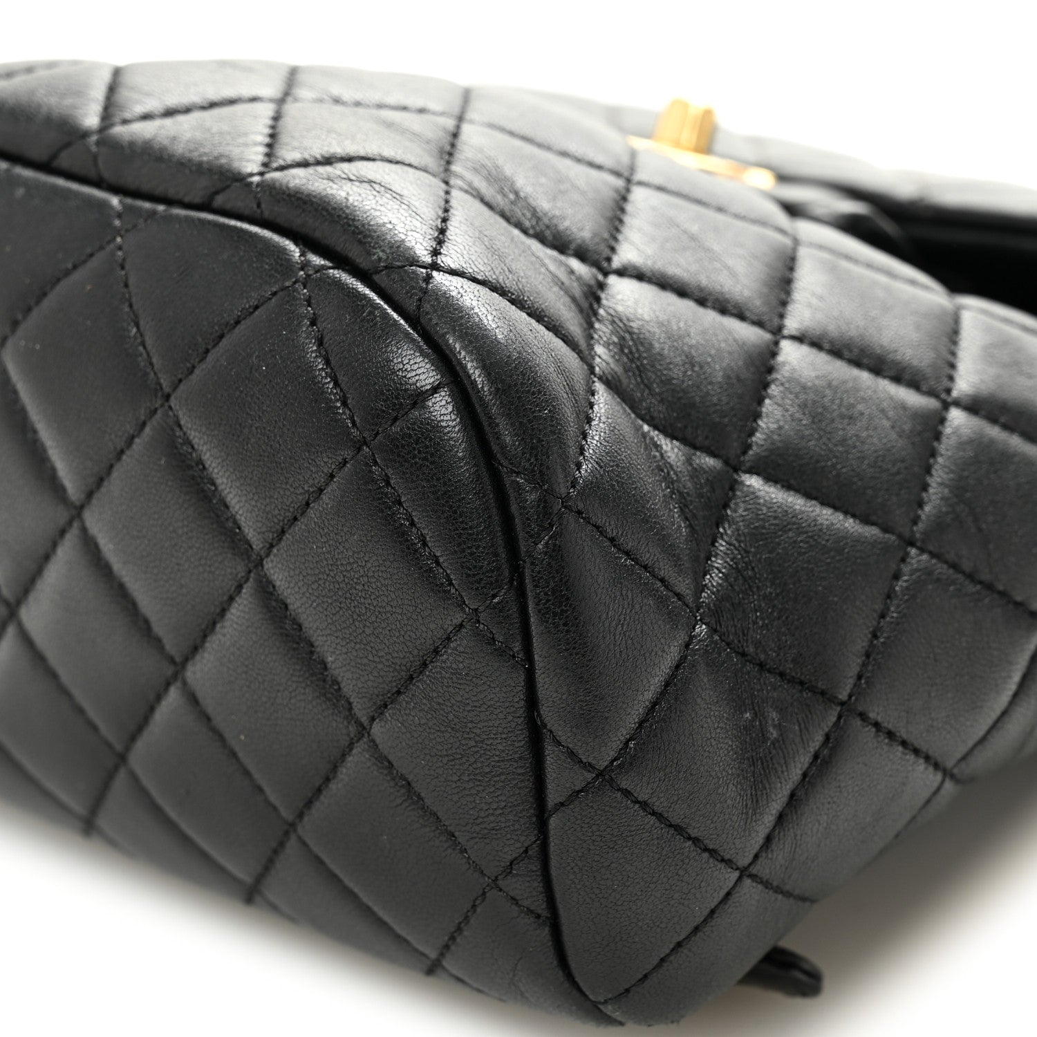 Chanel Calfskin Quilted Mini Urban Spirit Backpack Black 10 of 10