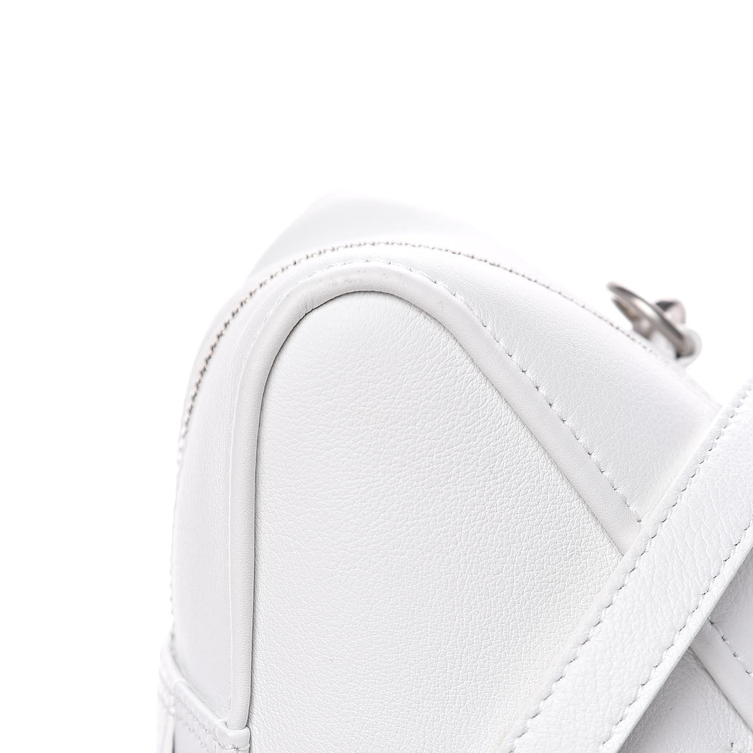 Balenciaga Calfskin S Triangle Duffle White 7 of 9