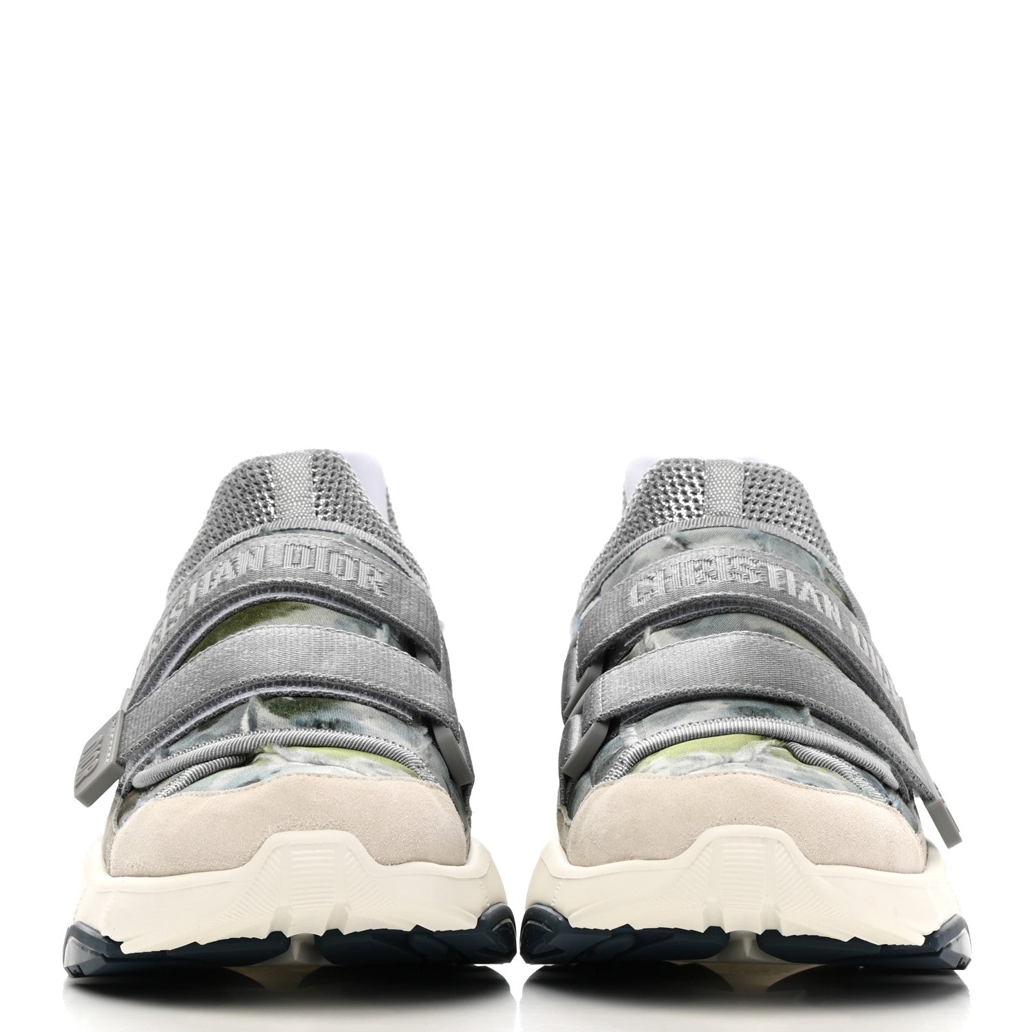 Christian Dior Technical Fabric Shaded Camouflage Womens D-Wander Sneakers 39 Denim Blue 2 of 8