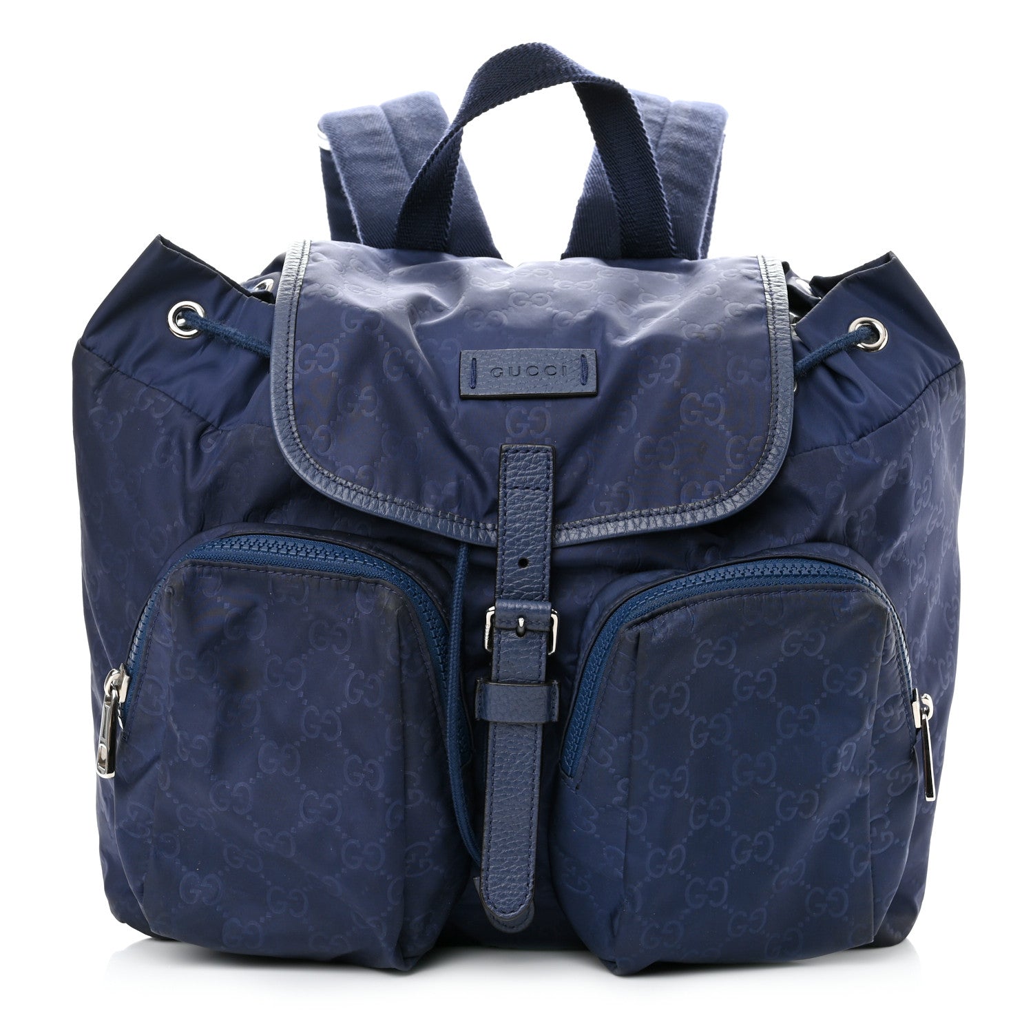 Gucci Nylon Monogram Medium Light Single Buckle Backpack Tide 1 of 13