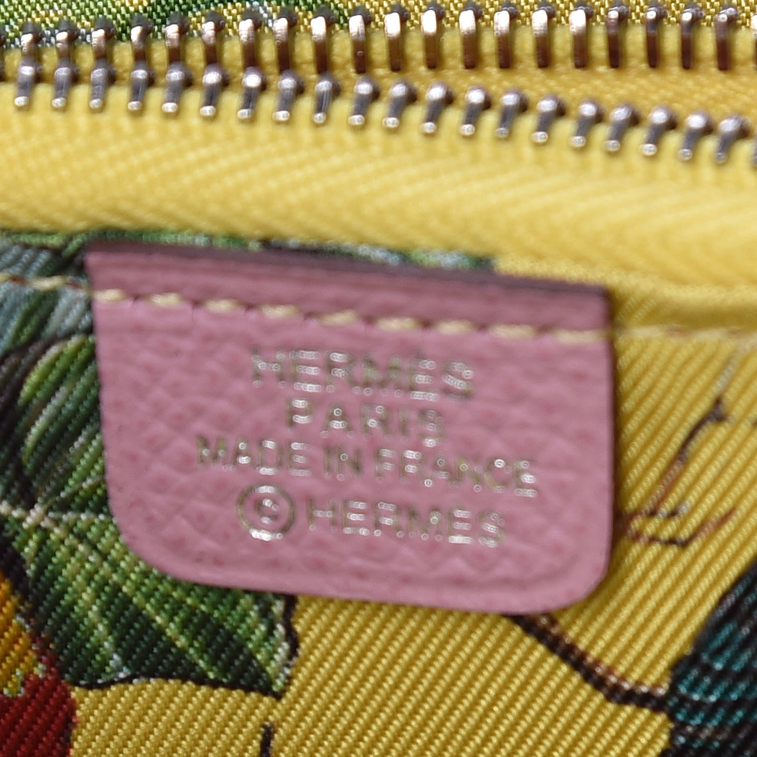 Hermes Epsom Silk'in Compact Wallet Mauve Sylvestre 6 of 8