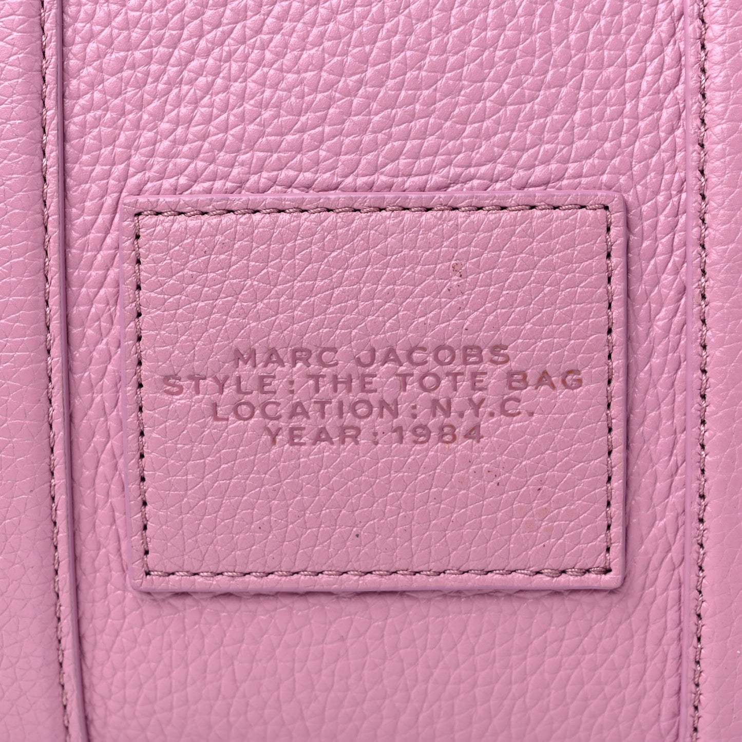 Grained Calfskin Small The Tote Bag Orchid Haze