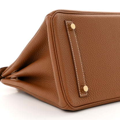 Hermes Togo Birkin 30 Gold 9 of 12