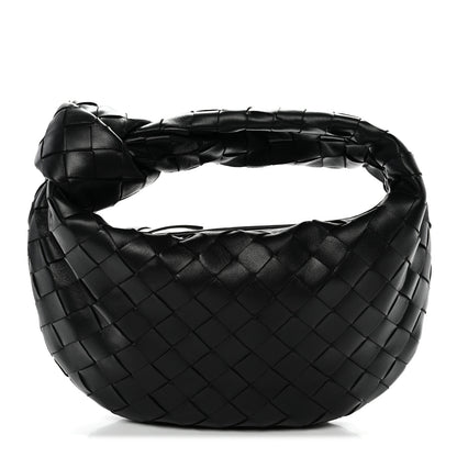 Bottega Veneta Nappa Intrecciato Mini Jodie Black Black 1 of 12