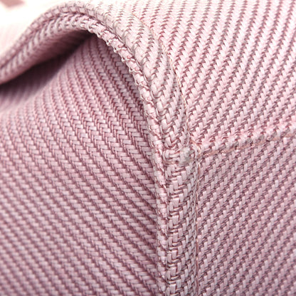 Chanel Mixed Fibers Calfskin Medium Deauville Tote Rose Pink 17 of 23