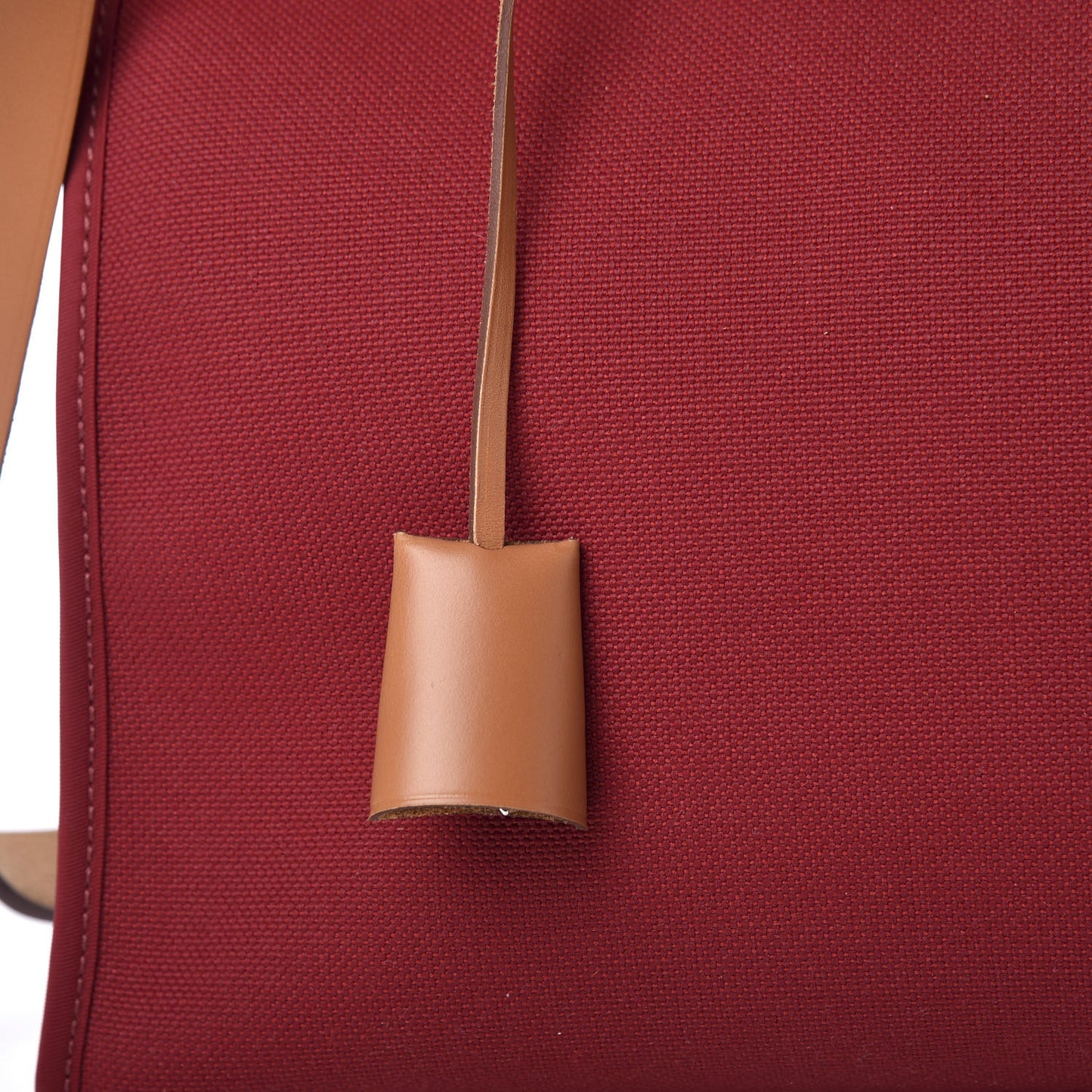 Vache Hunter Toile Herbag Zip 31 PM Rouge Grenat Natural