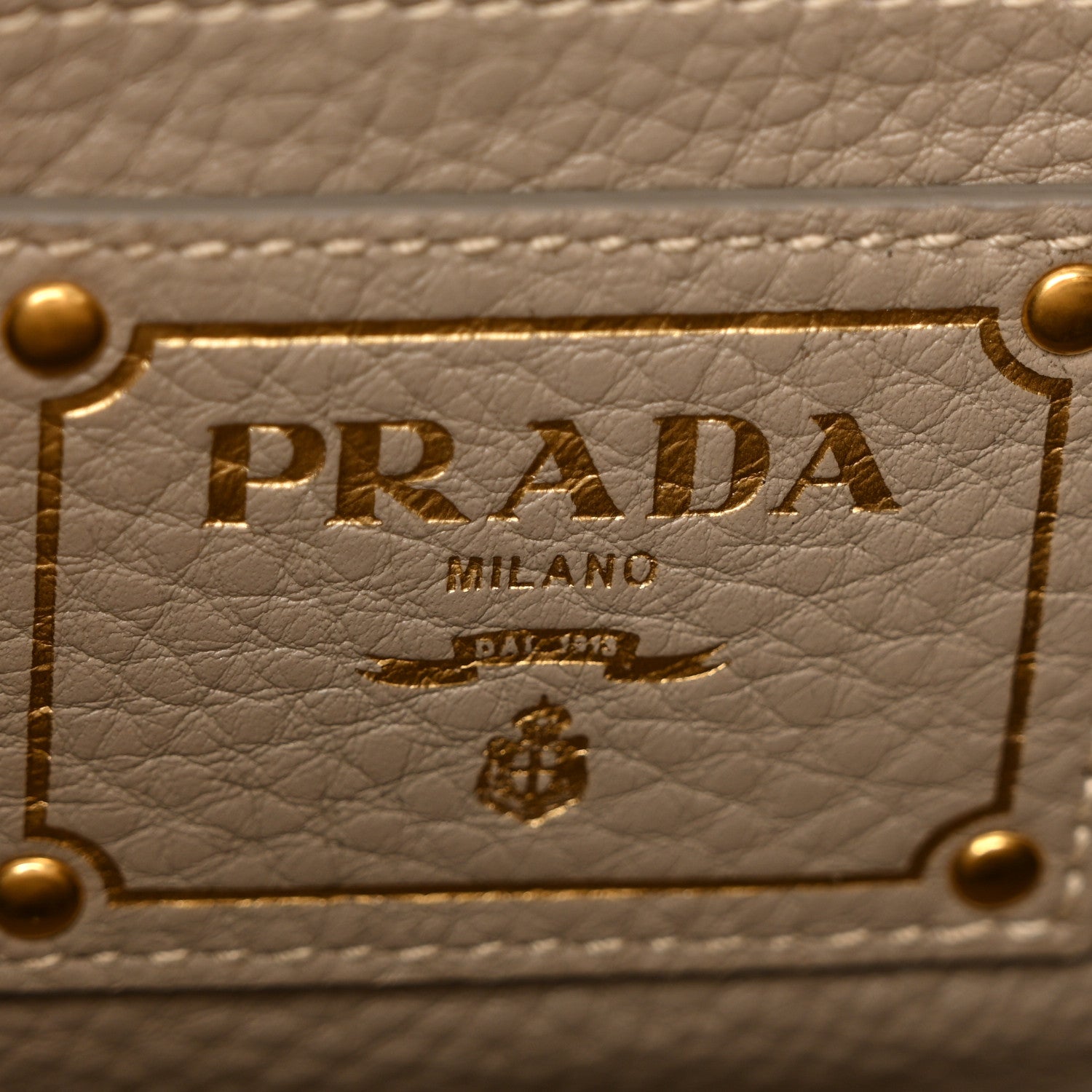 Prada Vitello Daino Shopping Satchel Pomice 6 of 14