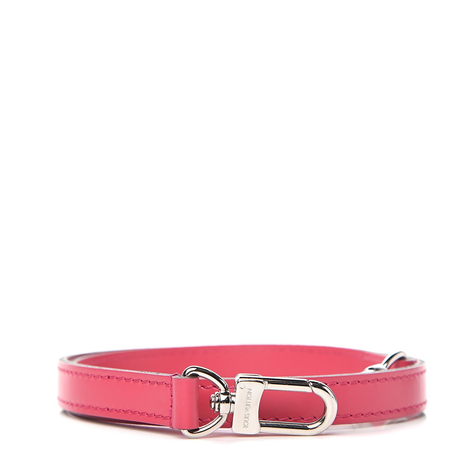 Louis Vuitton Calfskin 16mm Shoulder Strap Fuchsia 1 of 5