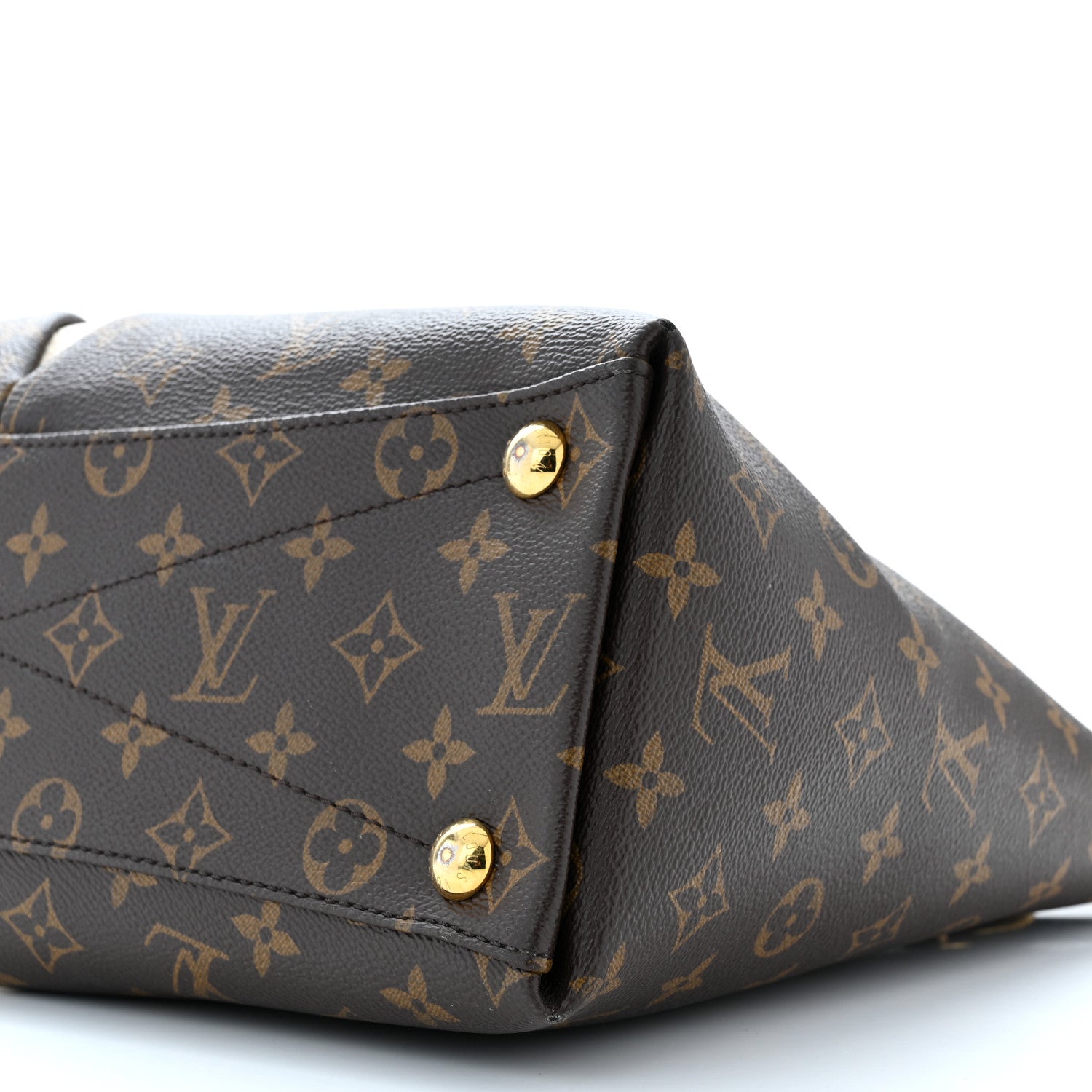 Louis Vuitton Monogram V Tote MM Khaki Cream 9 of 16