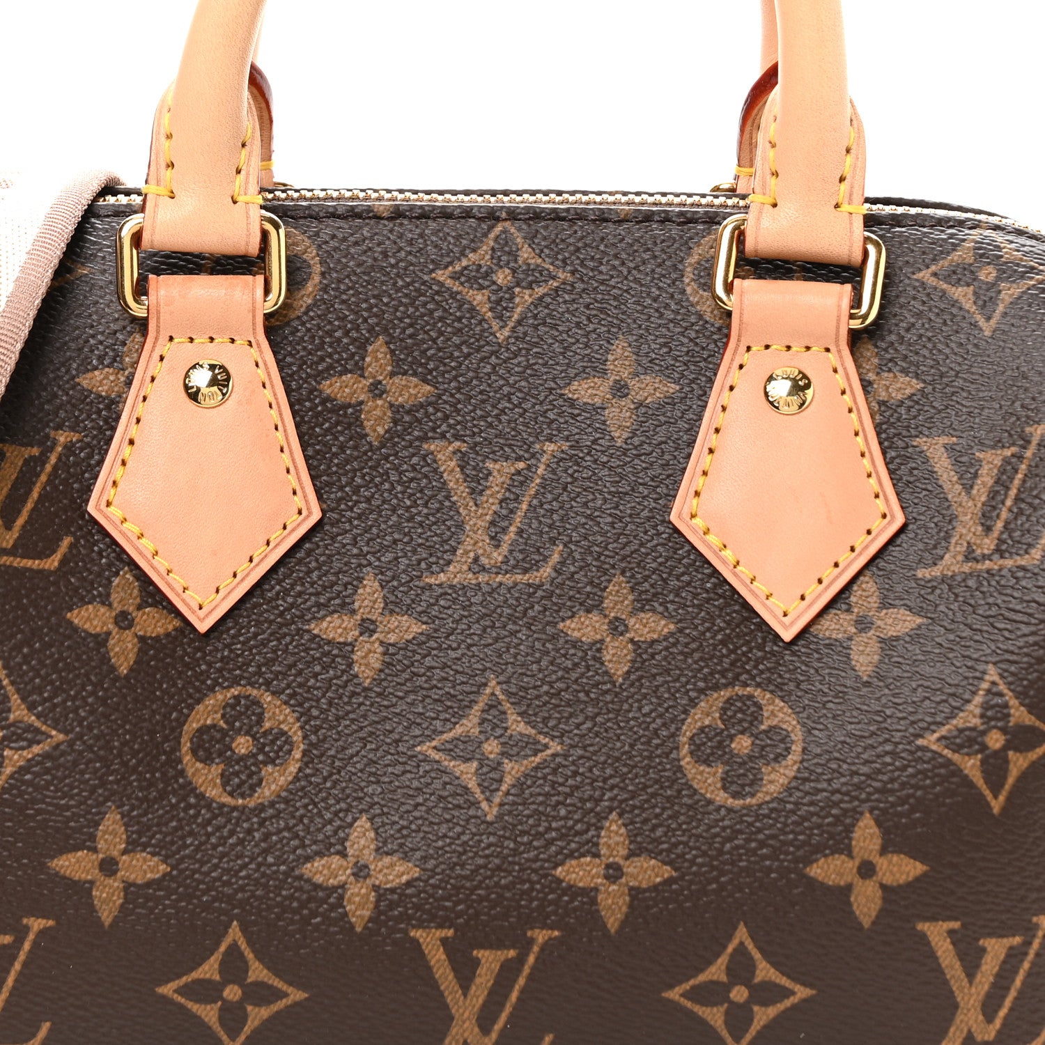 Louis Vuitton Monogram Speedy Bandouliere 20 Beige 7 of 10