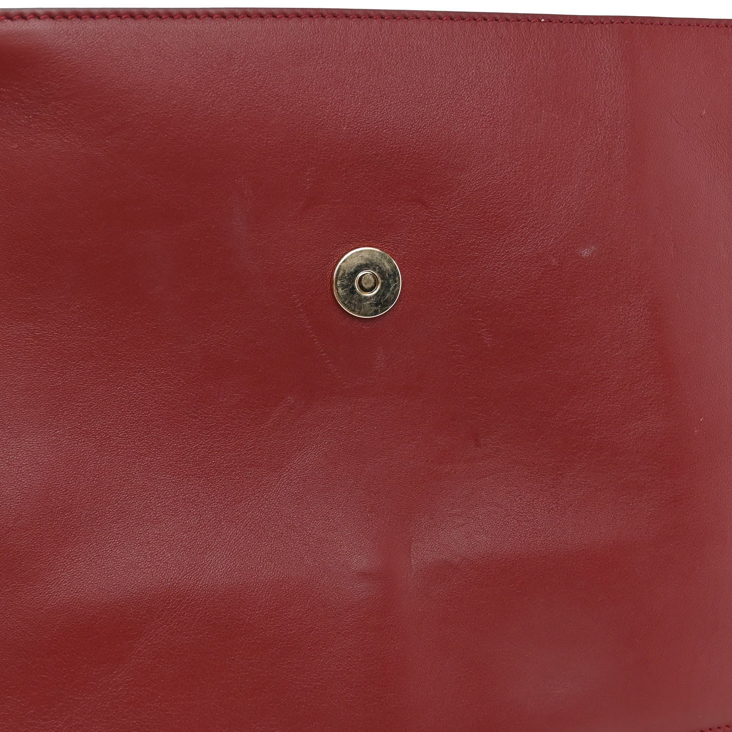 Chloe Calfskin Suede Medium Faye Shoulder Bag Plum Purple 12 of 12