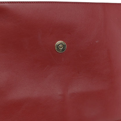 Chloe Calfskin Suede Medium Faye Shoulder Bag Plum Purple 12 of 12