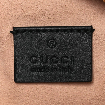Gucci Suede Patent Web Mini Ophidia Round Shoulder Bag Hibiscus Red Black 6 of 10