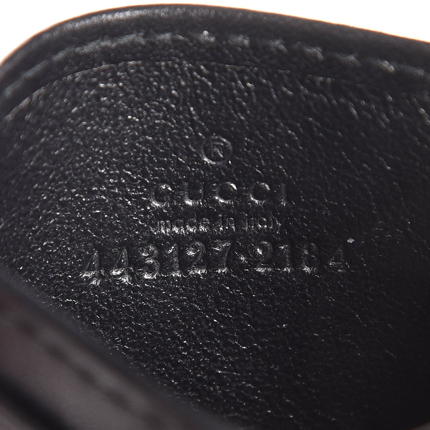 Calfskin Matelasse GG Marmont Card Holder Black