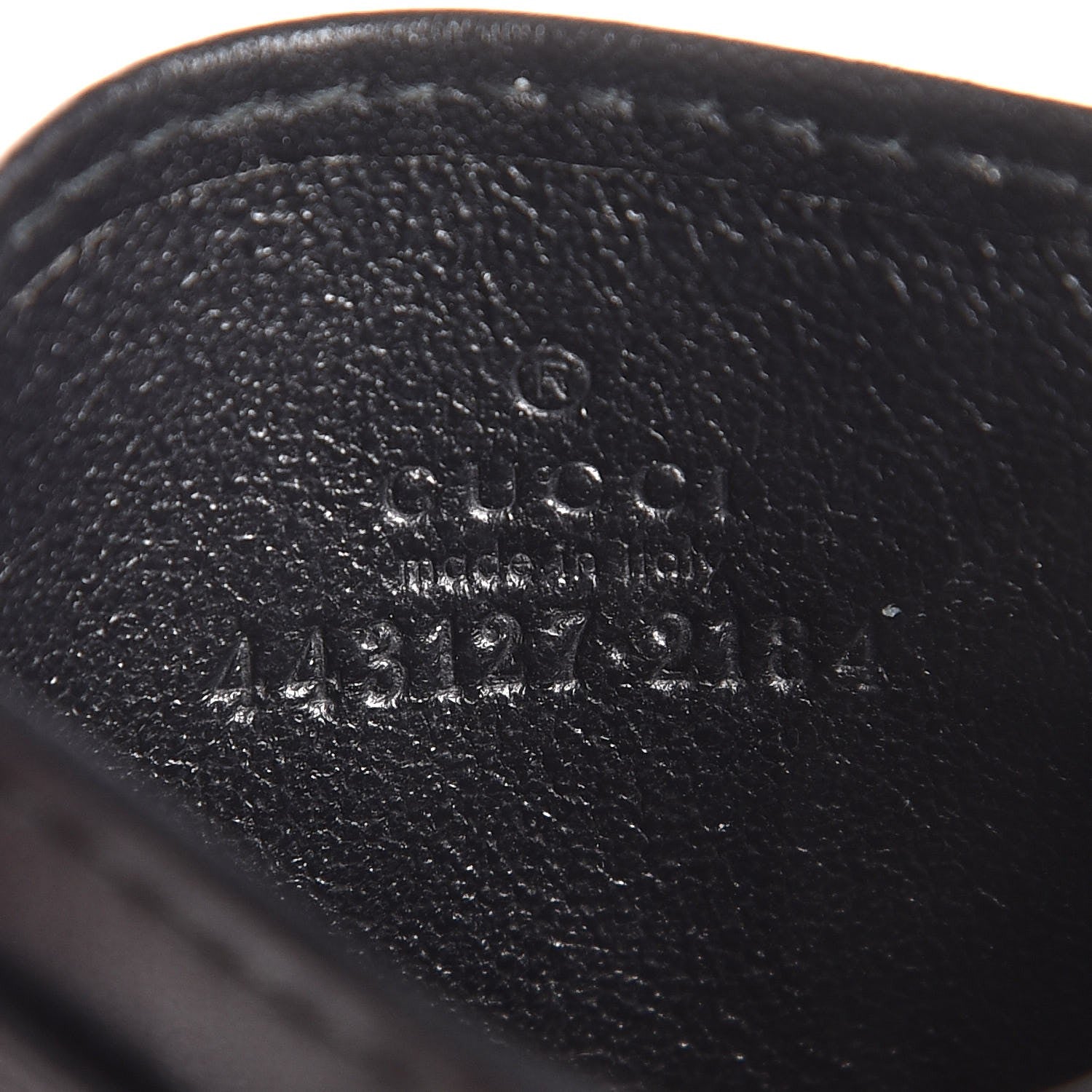 Gucci Calfskin Matelasse GG Marmont Card Holder Black 6 of 7