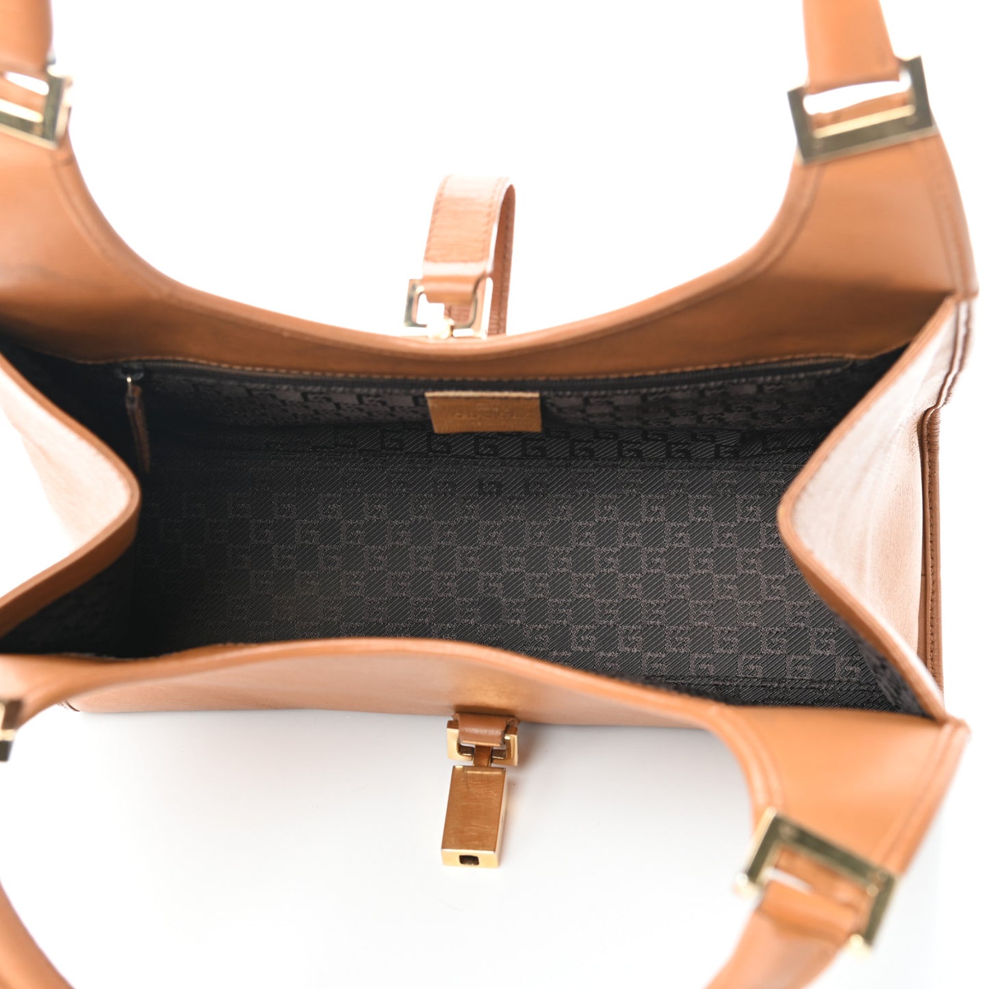 Calfskin Bardot Hobo Tan