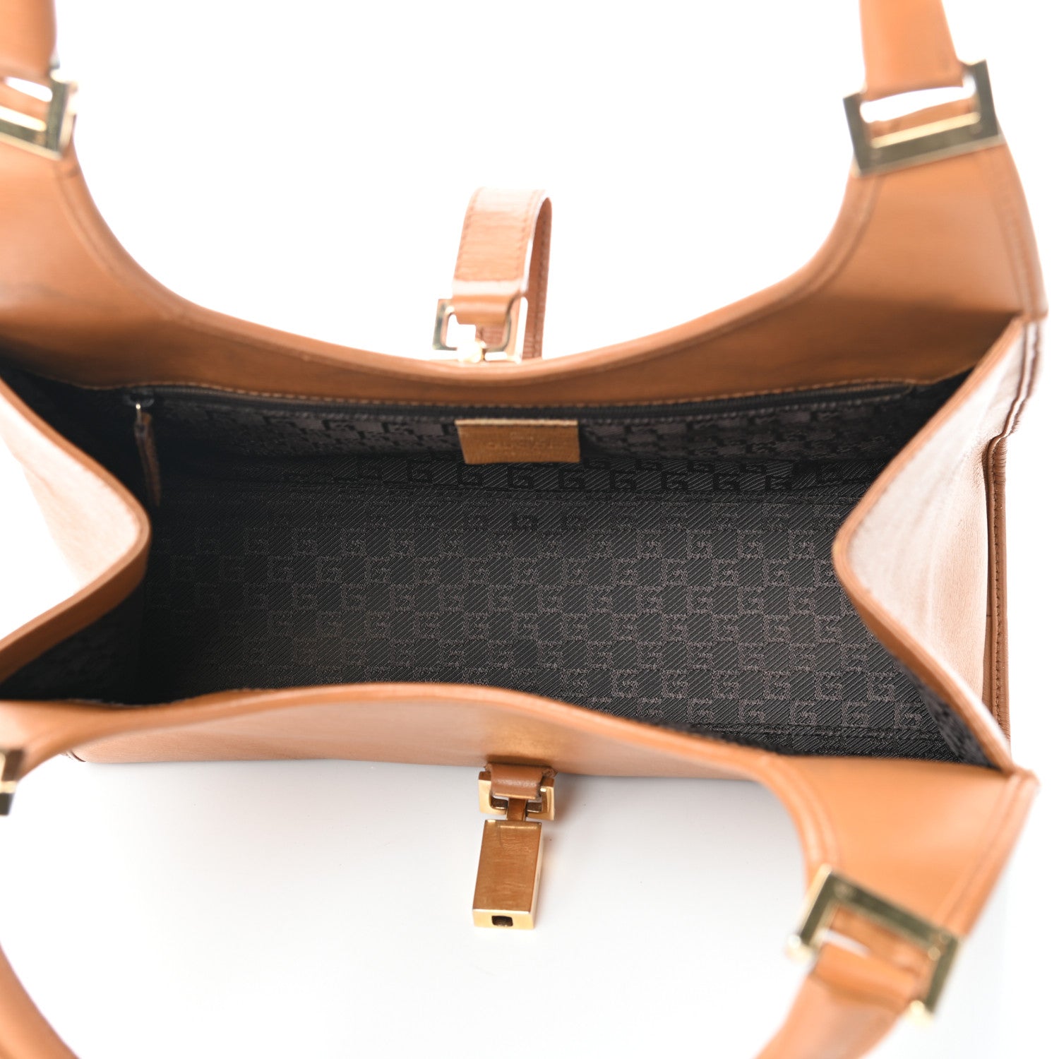 Gucci Calfskin Bardot Hobo Tan 5 of 9