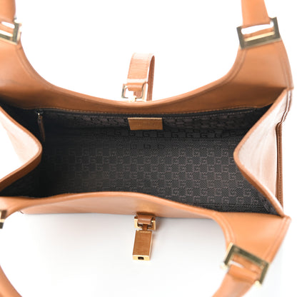 Gucci Calfskin Bardot Hobo Tan 5 of 9