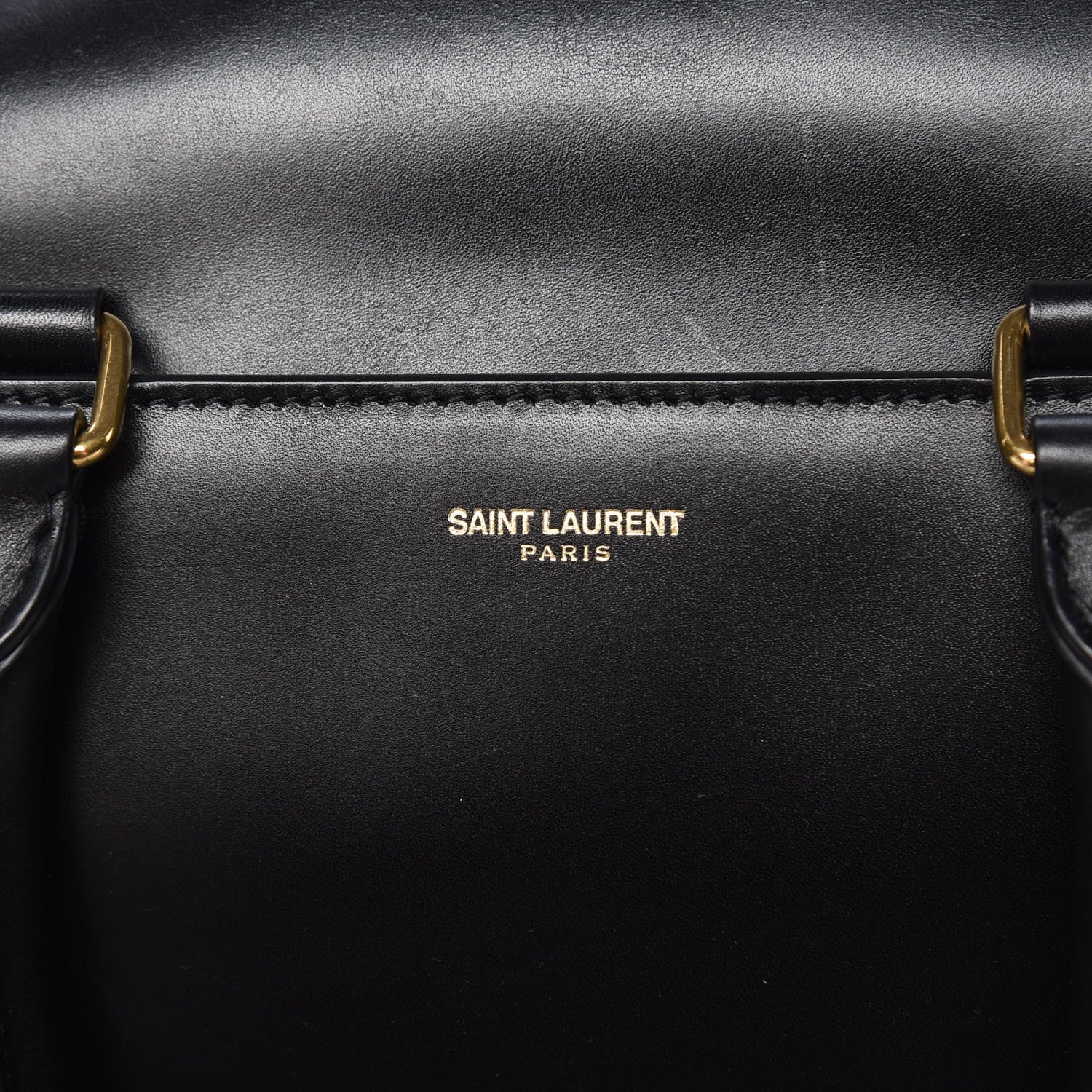 Saint Laurent Calfskin Classic Duffle 6 Black 8 of 19